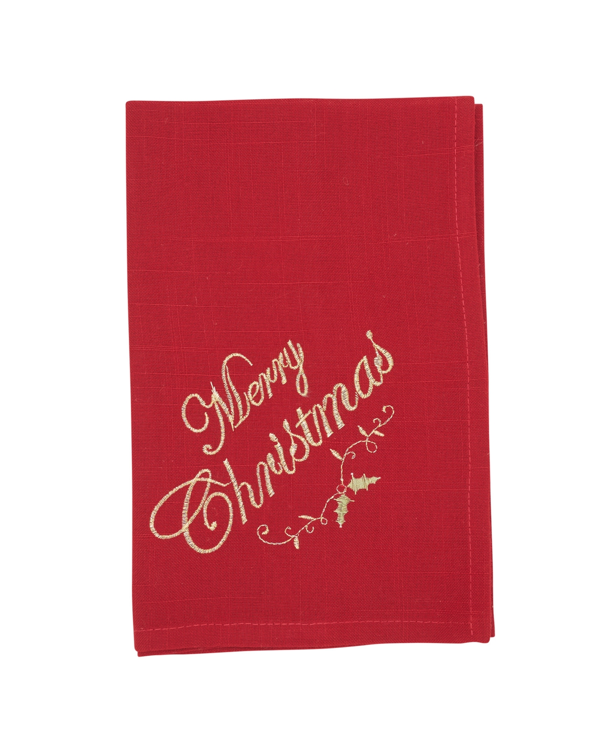 Saro Lifestyle Merry Bright Holiday Napkin, Set of 4
