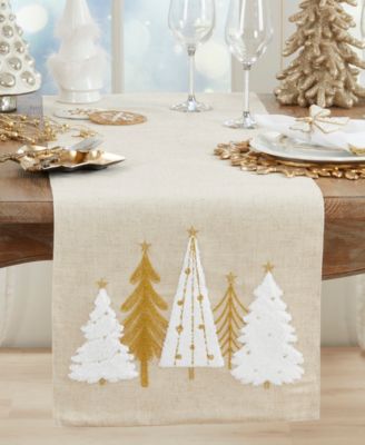 Christmas Trees Table Runner, 16" x 70"
