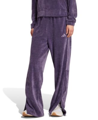 adidas Women's House Of Tiro Velour Open Hem Pants - Macy's