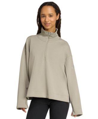 adidas - Women's Open Hem Quarter Zip Sweatshirt