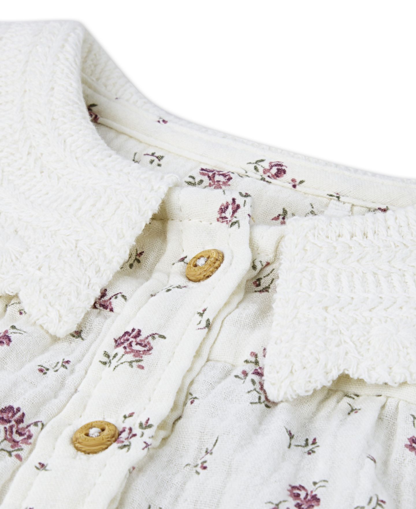 Levi's Baby Girls' Collared Blouse Top and Flared Leggings, 2-Piece Set, цвет: Белый / Розовый — фото 3