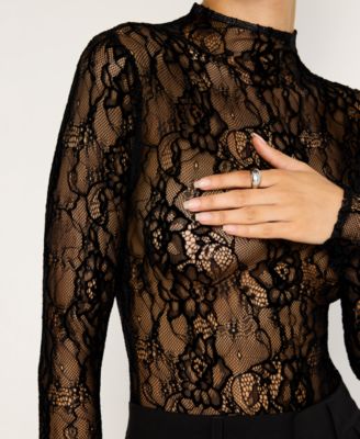 Women's Mock Neck Bodysuit