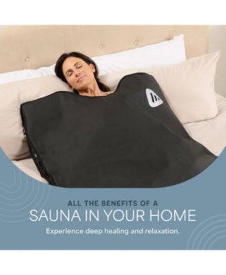 RejuvaWrap Infrared Sauna Blanket – Portable Far Infrared Home Sauna for Detox, Muscle Recovery & Relaxation with Adjustable Heat Settings