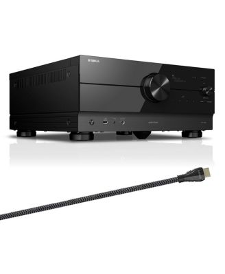 RX-A8A AVENTAGE 11.2 Channel AV Receiver with Sanus Ultra High Speed 8K 6.56 ft. HDMI 2.1 Cable