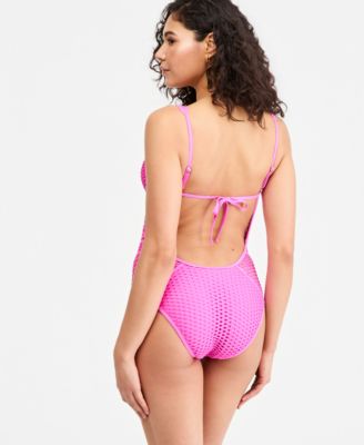 Women's Castaway Fishnet One-Piece Swimsuit