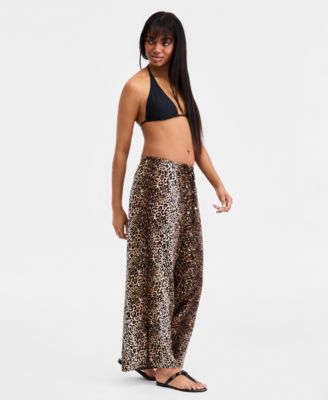 Women's Feline Fine Printed Waist Side Lit Drawstring Pants
