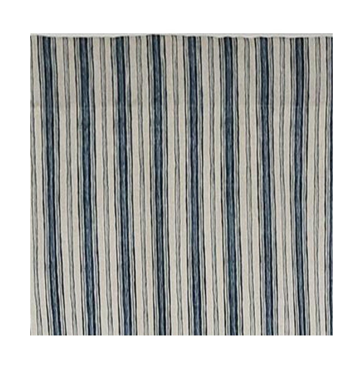 Rlf Home Luxurious Modern Design Classic Brunswick Stripe Regal Style Window Valance 50" x 17" Stone