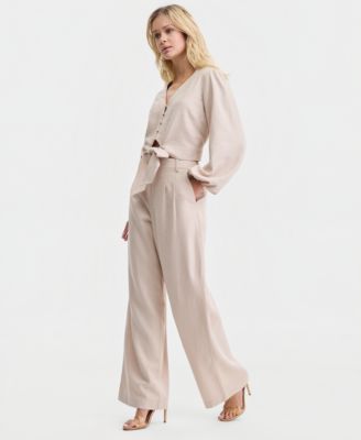Women's Sulli Linen Wide-Leg Pants
