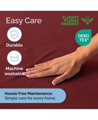 Extra Deep Pocket 18 - 24 Inch Microfiber Fitted Sheet - California King