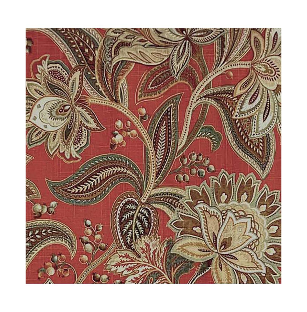 Rlf Home Valdosta Regal Style 3" Rod Pocket Valance 50" x 17" Pompeii by Rlf Home