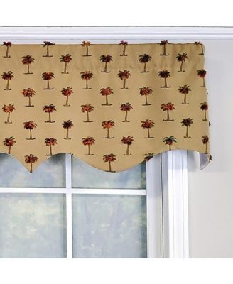 Modern Design Classic Curacao Regal Style Window Valance 50" x 17" Light Oak