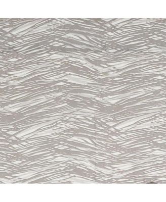 Vasiliki Regal 3" Rod Pocket Lining Luxurious and Elegant Window Treatment Valance 50" x 17" Gray