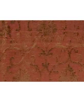 3" Rod Pocket High Quality Fabric Kamau Garnet Regal Valance for Windows 50" x 17" Garnet