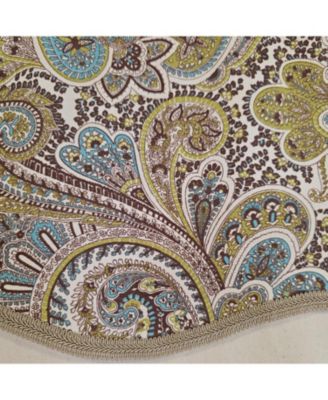 100% Cotton Edenbridge Glory Fully lined Windows Rod Pocket Valance 50" x 16" Gray