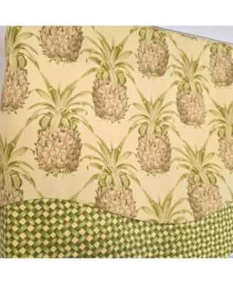 100% Cotton Kingston Glory Fully lined Windows Rod Pocket Valance 50" x 16" Yellow