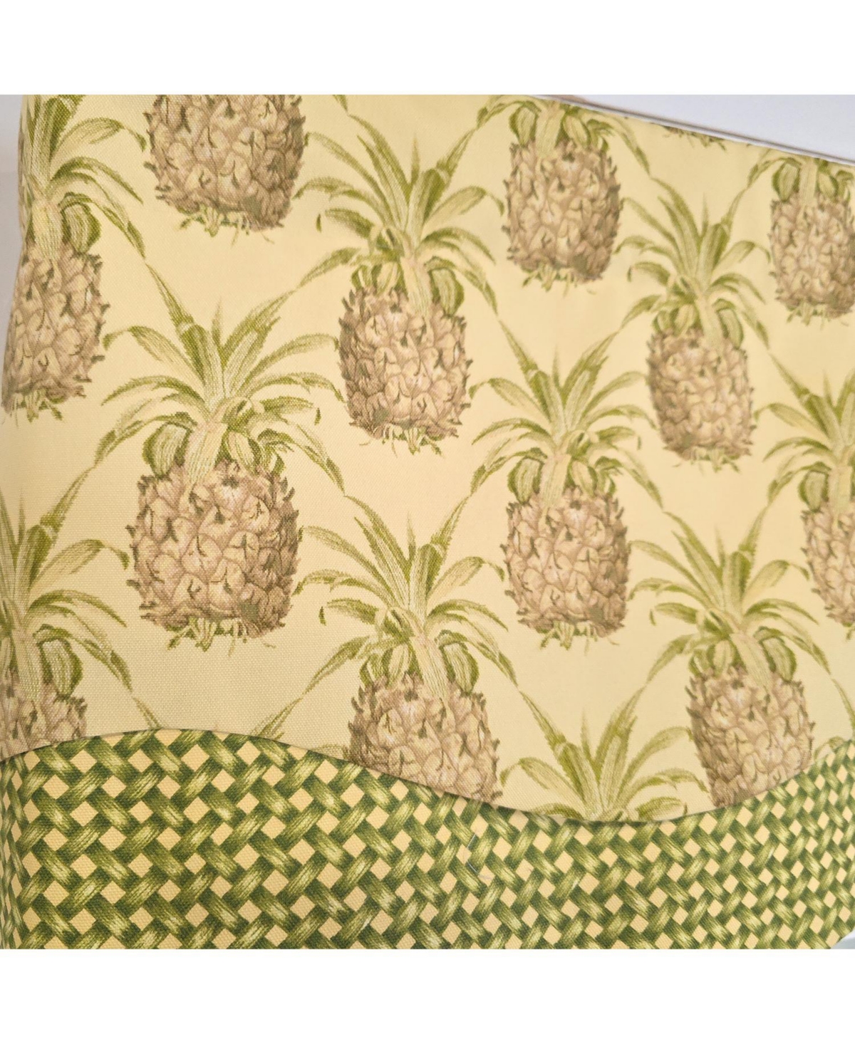 Rlf Home 100% Cotton Kingston Glory Fully lined Windows Rod Pocket Valance 50" x 16" Yellow