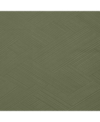 Abstract Light Filtering Energy Efficeint Grommet Curtain Panel for Windows 52" x 108" Green