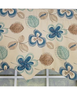 100% Cotton Jolly Regal  Fully lined Windows Rod Pocket Valance 50" x 17"  Cream