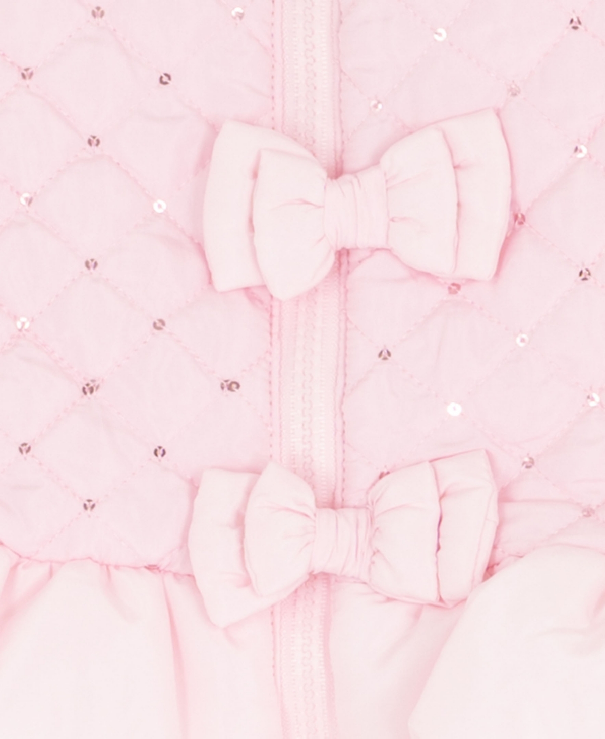 Rare Editions Baby Girls 3-piece Pink Puffer Vest, Top And Leggings Set In Pink