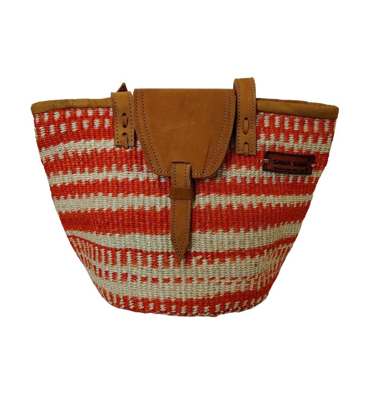 Sawa Sawa Harvest Glow Handmade Sisal Medium Tote Purse