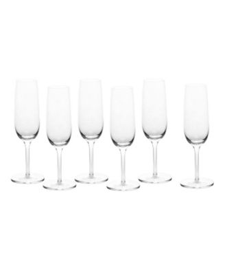 Banquet Champagne Flute Glasses, Set of 6