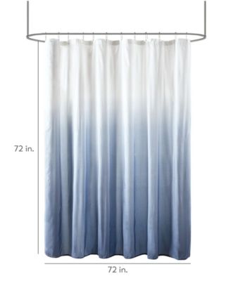 Ara Ombre Printed Seersucker Shower Curtain, 72" x 72"