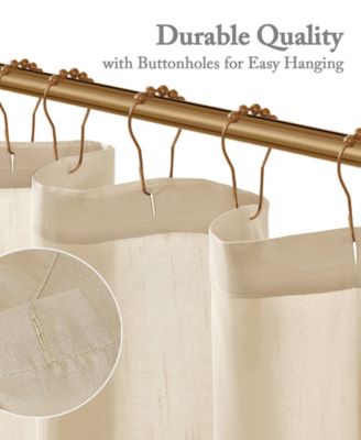 Laurel Tufted Semi-Sheer Shower Curtain, 72" x 72"