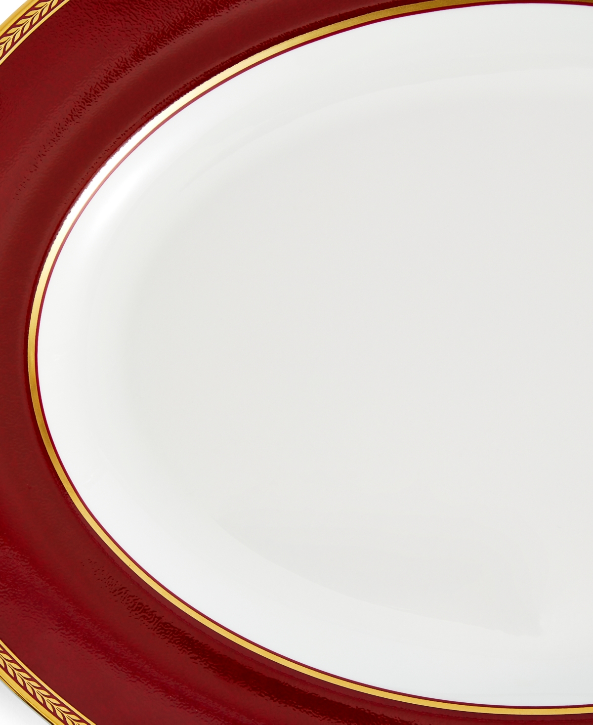 Wedgwood Renaissance Red Oval Platter