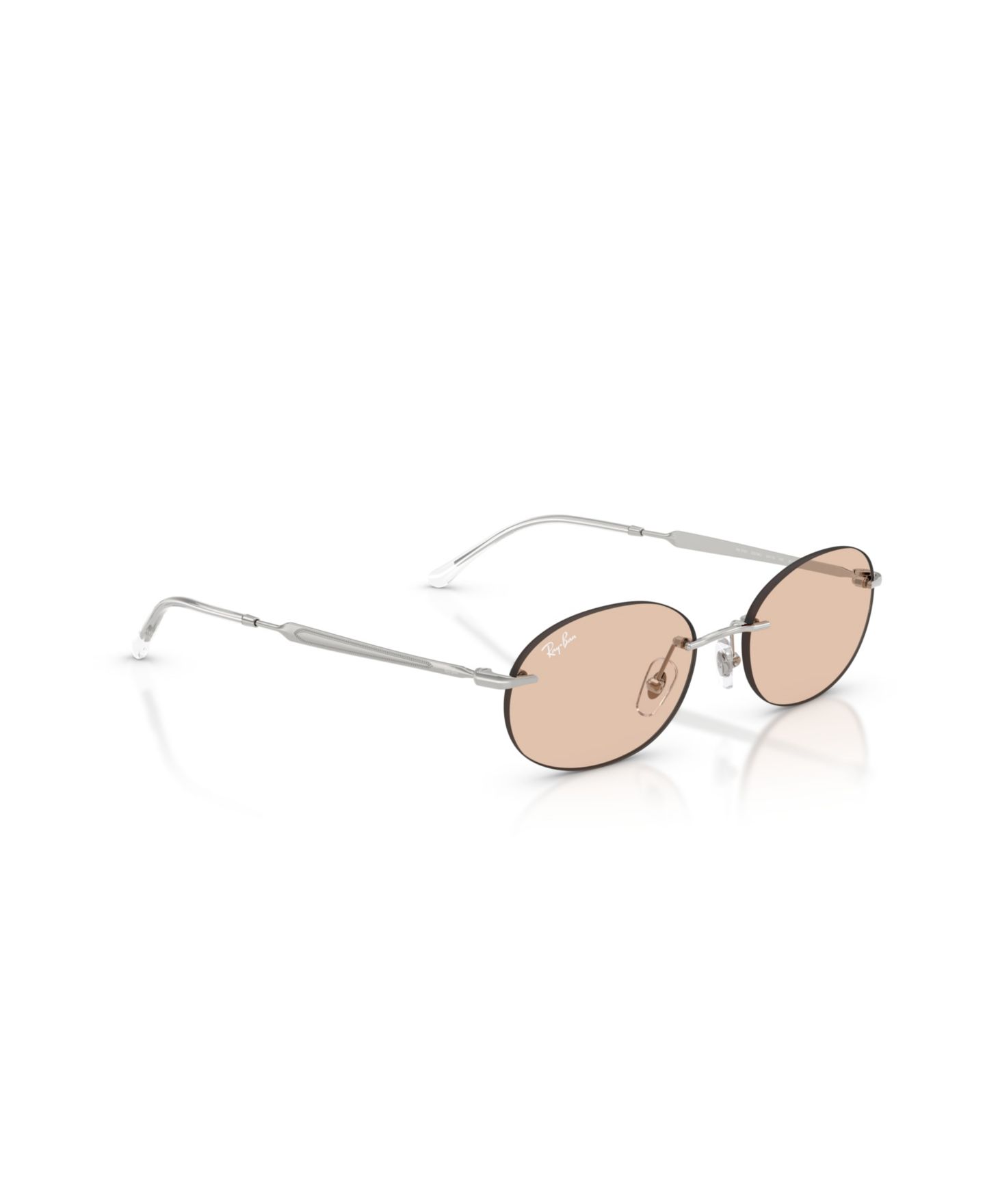 Солнцезащитные очки Ray-Ban Unisex Photochromic Transitions Color Touch Lenses Sunglasses, RB3767, цвет: Серебряный — фото 6