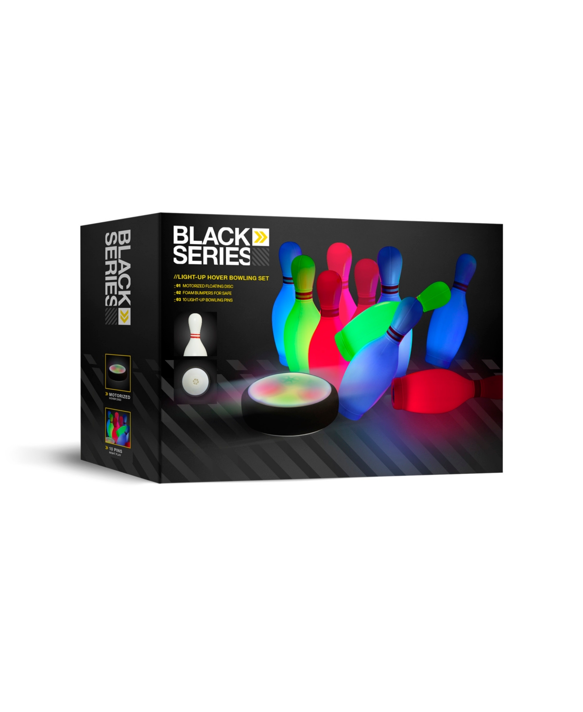 Black Series Light-up Hover Bowling Set In Multi