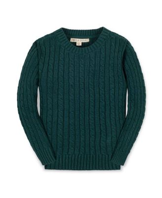 Boys Hope and Henry Organic Cable Crewneck Pullover Sweater