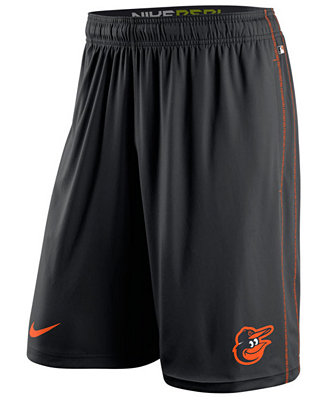 Nike Men's Baltimore Orioles Authentic Collection Fly Shorts - Macy's