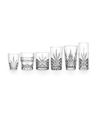 Dublin Crystal Double Old-Fashioned Glasses, Set of 8