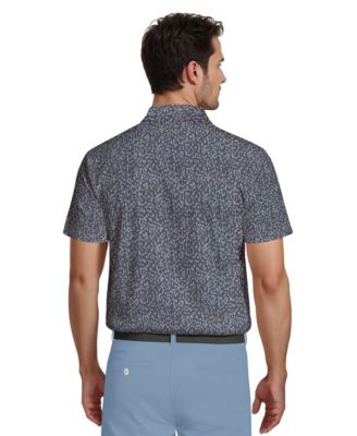 Men's All Over Golf Confetti Short-Sleeve Polo Shirt