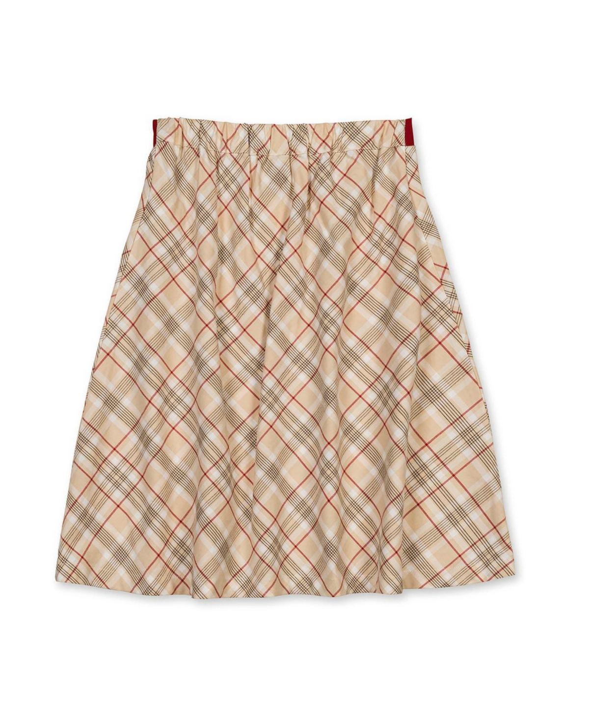 Hope & Henry Big Girls Organic Pull-on Bow Sash Party Skirt