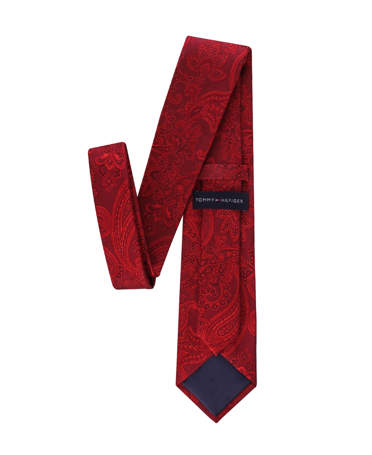 Tommy Hilfiger Men's Victoria Paisley Tie In Red