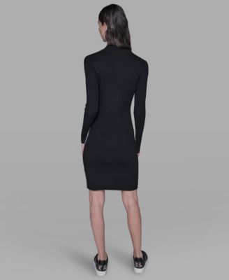 Women's Logo Sweater Mock Neck Dress