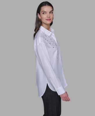 Women's Hot Fix Poplin Top