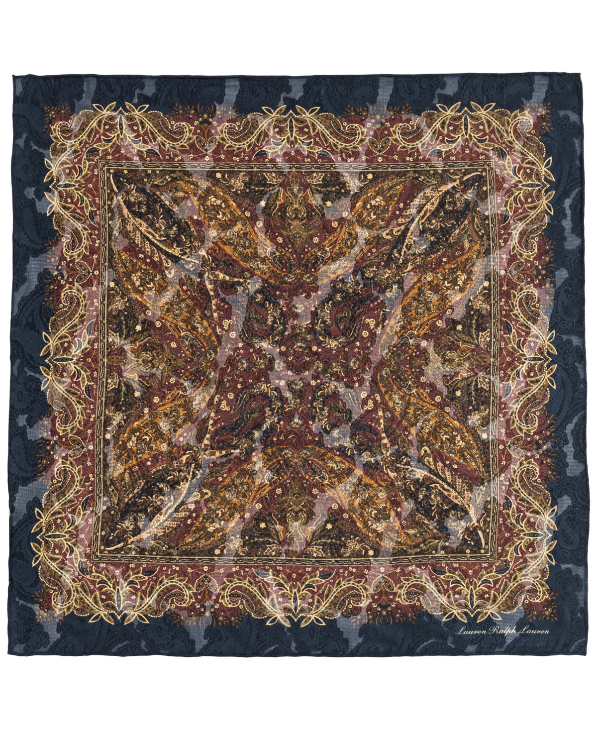 Lauren Ralph Lauren Fall Paisley Square Scarf