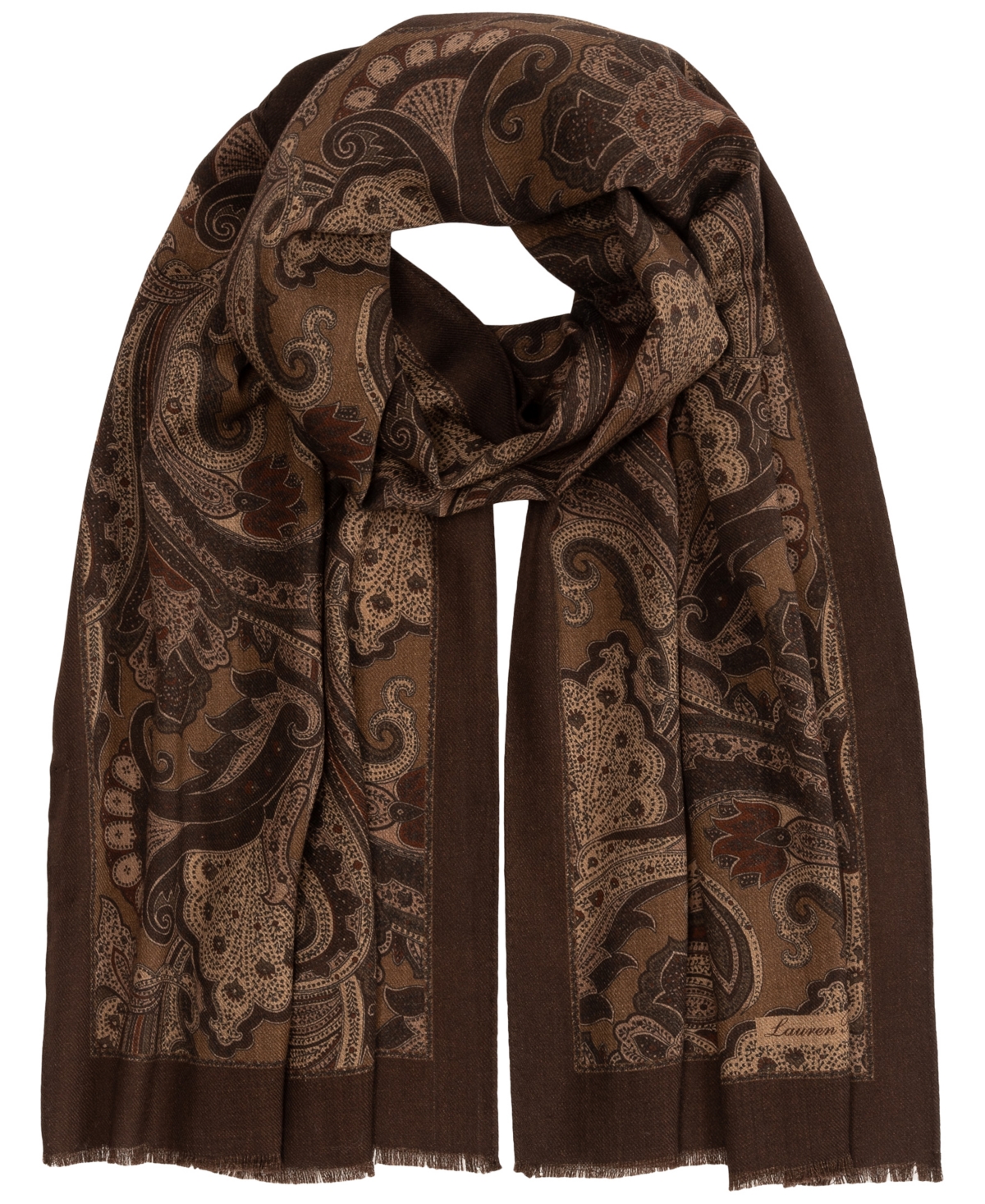 Lauren Ralph Lauren Paisley Oversized Oblong Scarf