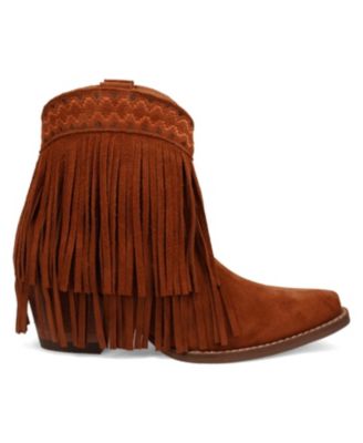 Women's Tapadero Suede Bootie