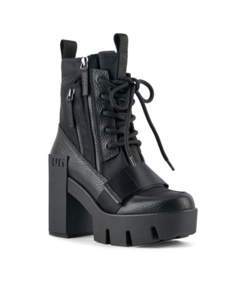Женские ботинки United Nude Grip Combat Mid, цвет: Чёрный