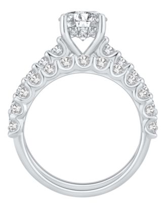 Diamond Solitaire Plus Bridal Set (3 ct. t.w.) in 14k White Gold