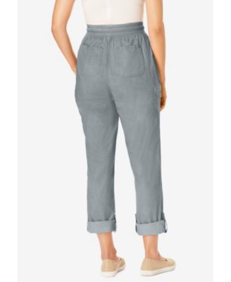 Women's Plus Size Convertible Length Cargo Pant/Capri