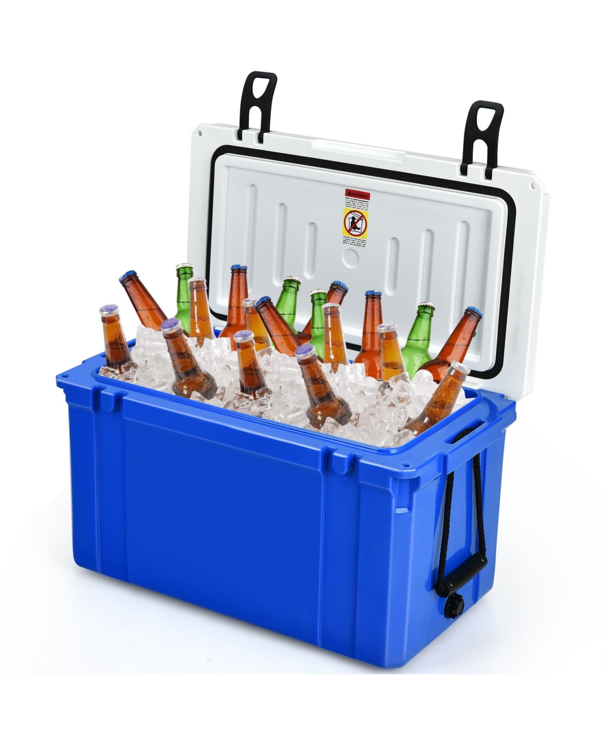 Sugift 58 Quart Leak-Proof Portable Cooler Ice Box for Camping-Blue