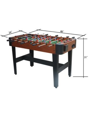 Foosball Table for Adults & Kids - Soccer Game Table for Home & Game Room, Portable Football Table for Family Fun