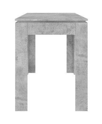 Dining Table Concrete Grey Engineered wood 47.2x23.6x29.9 in
