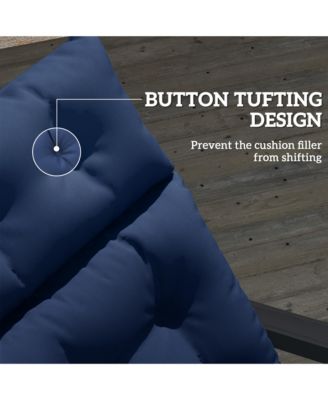 Lounge Chair Cushion Thick Outdoor Chaise Lounge Cushion