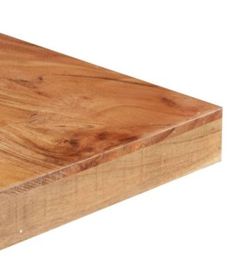 Dining Table 63"x31.5"x29.9" Solid Acacia Wood