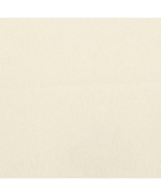 Garden Bench Cushion Cream Oxford fabric 59.1 x 19.7 x 1.6 in